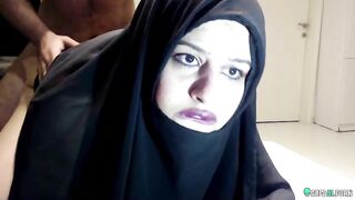 I hard fucked in asshole chubby mature arab mom in hijab