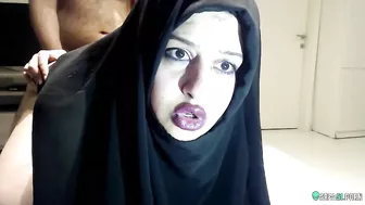 I hard fucked in asshole chubby mature arab mom in hijab
