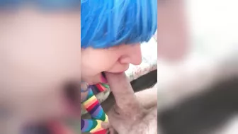 Arab mom blows the big dick in sensual POV and craves sperm