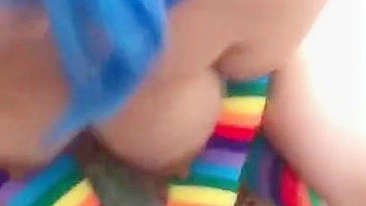 Arab mom blows the big dick in sensual POV and craves sperm