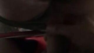 Passionate Arab mom tapes herself sucking dick like a master