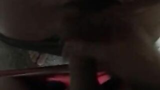 Passionate Arab mom tapes herself sucking dick like a master
