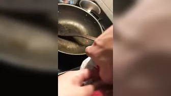 Arab mom tries cock at home in sexy POV scenes