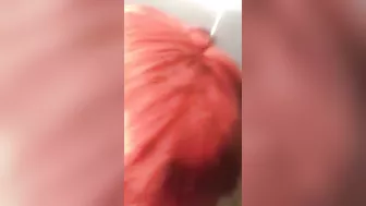 Arab slut with nice tits filmed in secret sucking dick