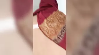 Slow cam perversions with his thick Arab mom in home POV