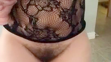 Busty Arab mom shares home alone perversions with her new toy