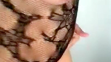 Busty Arab mom shares home alone perversions with her new toy