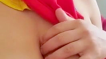 Arab with hijab and huge tits, insane POV XXX at home