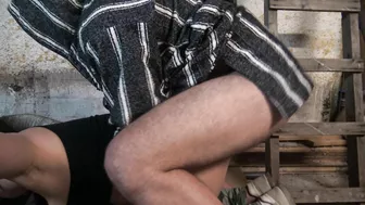 Arab wife endures heavy duty cock in each of her wet holes