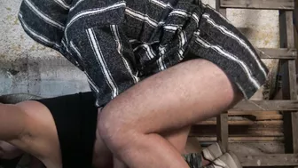 Arab wife endures heavy duty cock in each of her wet holes