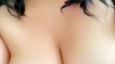 Busty Lebanese mom in Arab solo play with her big boobs exposed