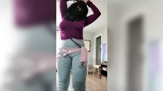 Arab Lebanese mom dances while stripping and craving dick Arab Lebanese mom dances while stripping and craving dick