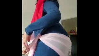 Arab wife shares sexy dance and naughty strip perversions