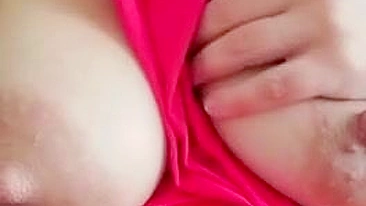Hot busty Arab mom loves flashing tits in great angles