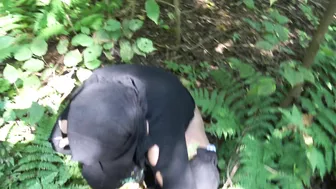 Muslim mom in outdoor POV scenes flashing nude and slutty