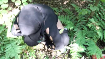 Muslim mom in outdoor POV scenes flashing nude and slutty