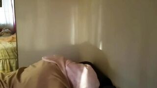 Slutty Arab mom filmed in home scenes sucking dick like a slut