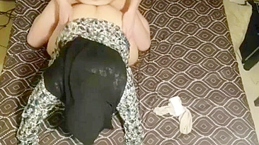 MILF inhijab gets doggy treated in home XXX porn
