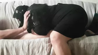 Muslim MILF throats dick in hijab and fucks hard