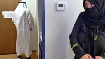 Shy devout muslim MILF caught naked and masturbating in a hotel Dubai