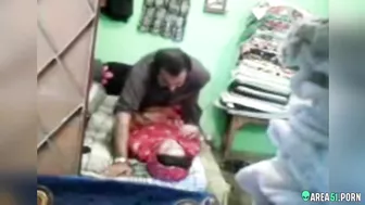 Devout wife in hijab cheating in hotel with husband's friend