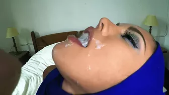 Shy devout muslim MILF sells sweet mouth and her body for money, without removing Hijab Shy devout muslim MILF sells sweet mouth and her body for money, without removing Hijab