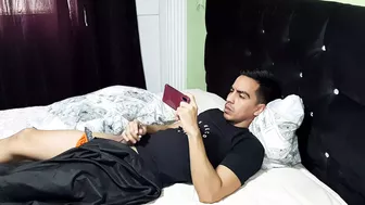 My mom finds me jerk off and ends up sucking my dick, while daddy's away