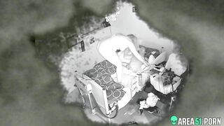 Wife installed spy cam in the home and caught husband fucks babysitter