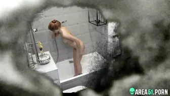 Son installed a hidden cam behind the mirror in the bath to peep for mom Son installed a hidden cam behind the mirror in the bath to peep for mom