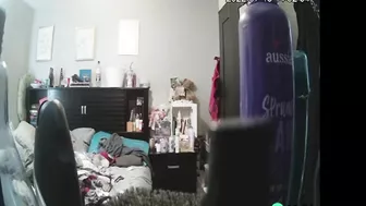 Wife turn on camera laptop in bathroom and catches husband fucks babysitter