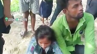 Jangal Me Mangal! Naughty couple caught on camera. Desi XXX mms leaked