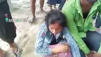 Jangal Me Mangal! Naughty couple caught on camera. Desi XXX mms leaked