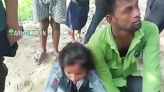 Jangal Me Mangal! Naughty couple caught on camera. Desi XXX mms leaked