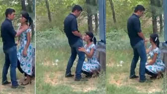 Raunchy Desi wife caught giving awesome blowjob outdoors on XXX MMs cam Raunchy Desi wife caught giving awesome blowjob outdoors on XXX MMs cam
