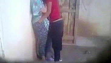 Arab wife gets fuck with neighbour while devout husband in the mosque