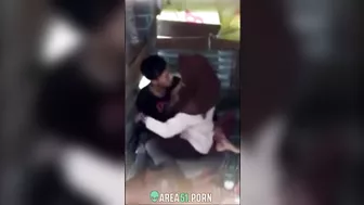 A dusky Indonesian village wife and her husband's best friend have hardcore sex