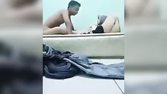 An Indonesian village wife has hardcore sex with her husband's best friend