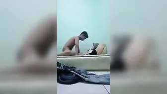 An Indonesian village wife has hardcore sex with her husband's best friend