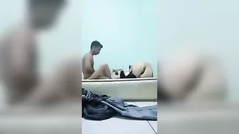 An Indonesian village wife has hardcore sex with her husband's best friend