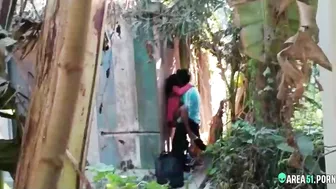 Leaked desi mms. Indian lovers outdoor caught, village college teacher fuck coed