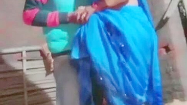 indian village mms! Desi devar molest Bhabhi force sex inside old barn