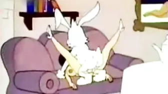 Lusty  cartoon sex video featuring Bugs Bunny fucking a slutty lady