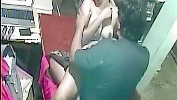 Desi girl caught and fucked, shop boss takes sex by force against her will
