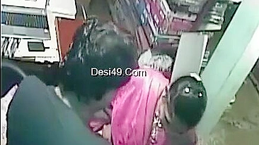 Desi girl caught and fucked, shop boss takes sex by force against her will