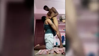 Viral Desi XXX video! Indian gay getting blowjob from a chubby servitor
