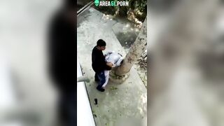 Hot Desi couple caught fucking outdoor dark alley  by a peeper