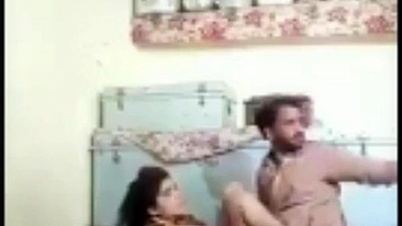 Hot Paki wife alluring and cheating with brother-in-law When husband's gone