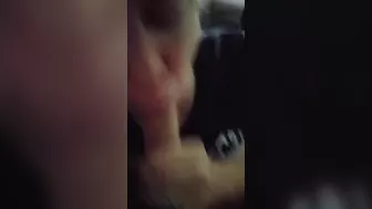 Hungry for sex mother gives her son a blowjob