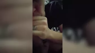 Hungry for sex mother gives her son a blowjob