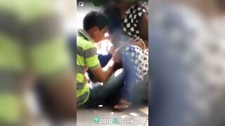 Viral Desi XXX MMS! In the bush, villager caught a couple fucking